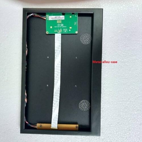 Compatible screen case for DIY 13.3" 16:9 B133XTN01 Metal alloy case + 2 HDMI EDP Controller board