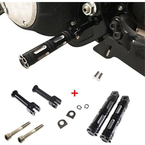 Rear Passenger Foot Bracket With Aluminum Footpegs For Harley 18 19 20 Street Bob Breakout