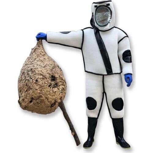 1set luxury Wasp/Bee Keeping Suit Removeable Hat Anti-bee/Anti-Wasp Protective Safety Equipment Supplies Jacket Veil Set