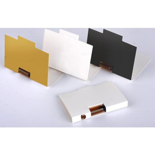 100Pieces/Lot 2ml Perfume Bottle with Paper Card Sample Refillable Perfume Bottle Dropper Bottle Brown Scented Test Tube Bottles