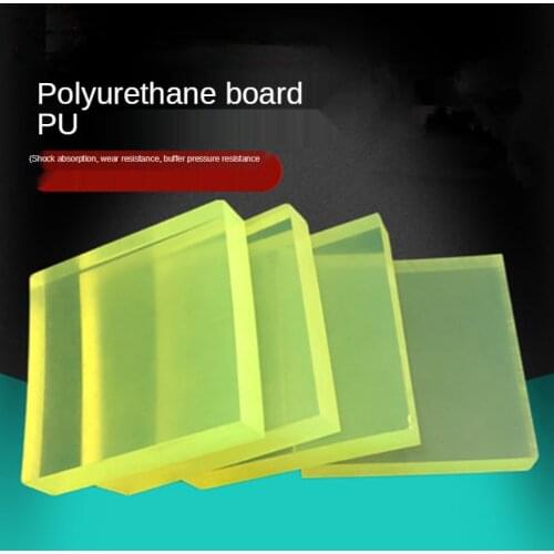 10x10x2cm Polyurethane Square PU Damping Plate,Die Cutter Plate, Beef Tendon Plate, Die Cushion Elastic Rubber Sheet Gold Color