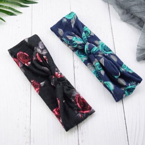 2PCS/Set Leopard Print Knot Bow Parent-Child Hair Bands Mom Mother & Baby Hairbands Headwear Baby Girls Boys Hair Accessories