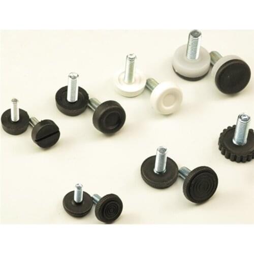 200pcs Chair Leg Protectors Screw M8 Adjustable Cabinet Table Legs Table Leveling Feet Pad Screw protector furniture leg