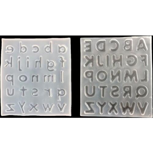 26 English Letters Alphabet Resin Casting Mold Silicone Mold Jewelry Making Tool