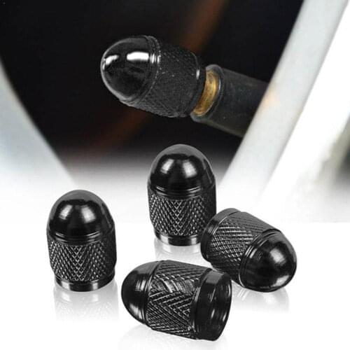 4PCS Aluminium Alloy Dustproof Wheel Tire Rim Valve Auto Caps For Car Parts Stem Replacement Truck Accessories M0V0
