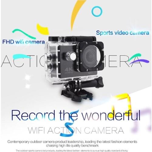 4K Telecomando Camera Wifi Ultra Hd 16mp Waterproof Videocamera DVR Sports Outdoor Diving Bicycle Camcorder