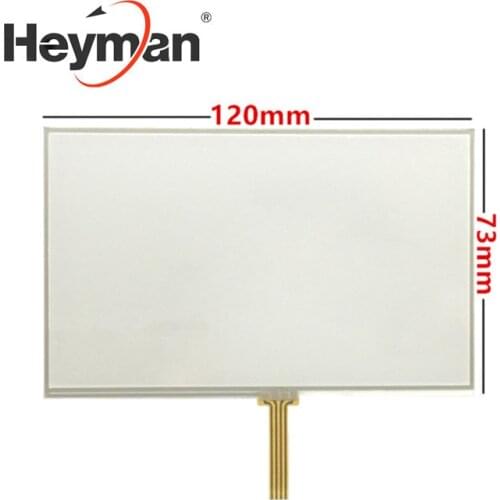 Heyman 5 inch Resistance screen 120*73 120mm*73mm handwritten navigation GPS MP5 MP4 touch screen panel