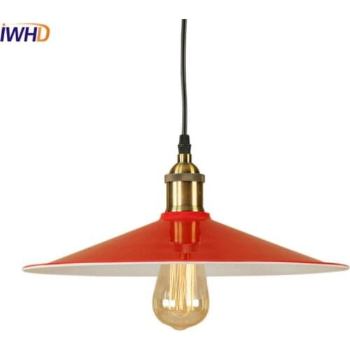 American Loft Style Iron Retro Droplight Edison Industrial Vintage Pendant Light LED Fixtures For Dining Room Hanging Lamp