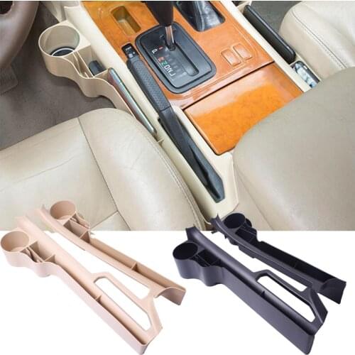 Car Center Console Storage Box For Toyota Land Cruiser 100 LC100 Ujz100 FZJ100 1998- 2006 2007 Cup Holder Seat Gap Storage Box