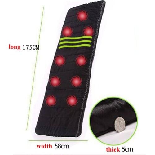 Vibrating Massage Mattress for Home & Office 9 Vibrating Motors for Full Body Far Healthy Massage Cushion