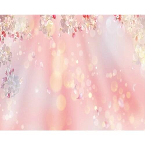 Dream Flower Halo Pink Party Backdrop Baby Shower Room Party Decor Photo Booth Studio Prop