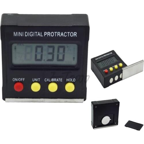 360 Degree Mini Digital Protractor Inclinometer Electronic Level Box Magnetic Base box level magnetic level