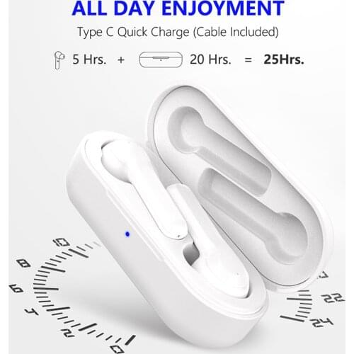 Mini Digital Hearing Aids Rechargeable Bluetooth Multifunction Ear Headphones Sound Amplifier For Elderly Seniors Both Ear Aid