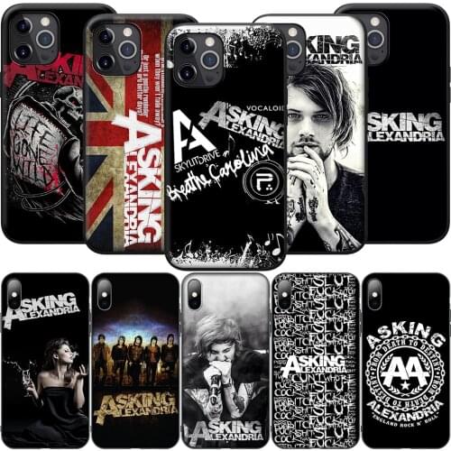 GX24 Asking Alexandria Danny Worsnop Silicone Soft Case for iPhone 12 Mini 11 Pro XS Max XR X 8 7 6 6S Plus 5 5S SE 2020
