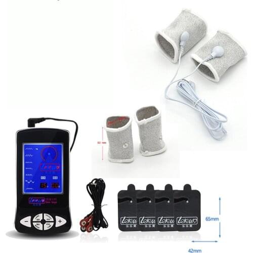 5 cm Electric Shock Kit,Massage Pads Anal Plug Speculum Penis Rings Medical Themed Toys,Electro Stimulation Sex Toys For Men