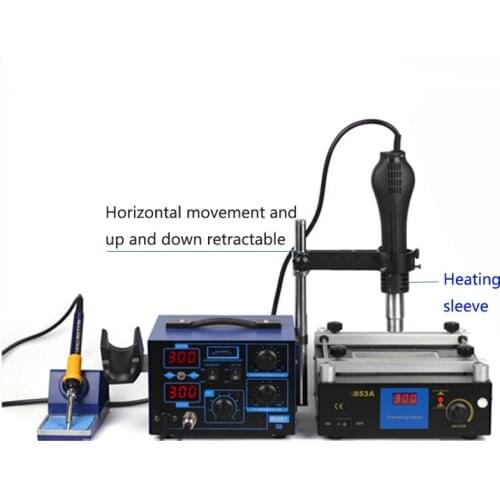 853A Heater Station Preheat Station and 862D+ Soldering Station Rework Preheating Machine