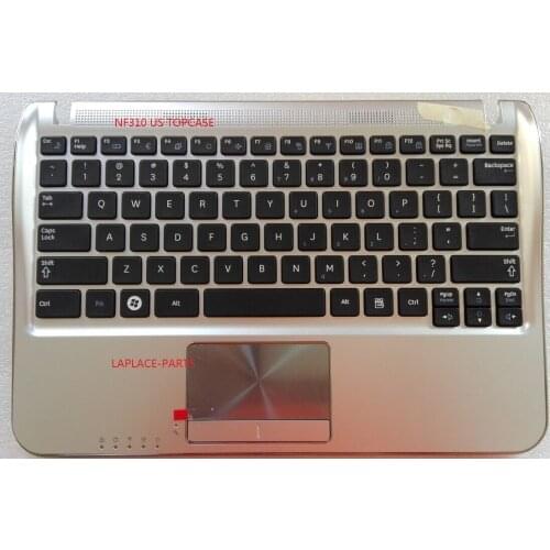 New Genuine US keyboard for Samsung NF210 NF310 with palmrest and touchpad BA59-02807A BA75-02753A