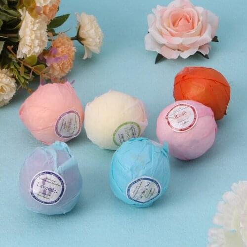 Organic Bath Bombs Bubble Bath Salts Essential Oil Handmade SPA Stress Relief