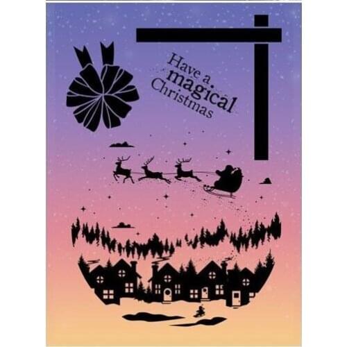 Christmas Transparent Clear Silicone Stamp/Seal for DIY scrapbooking/photo album Decorative clear stamp M1436