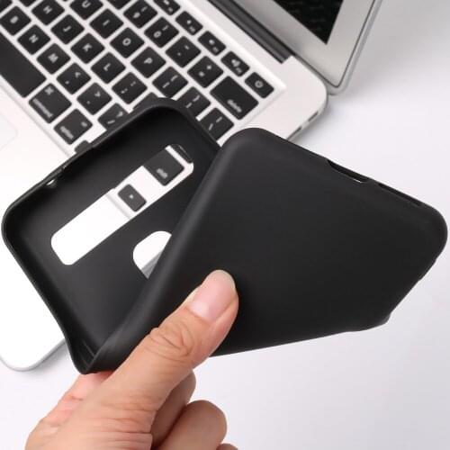 For TCL 10L 10 Pro Case Silicon Cover Soft TPU Matte Pudding Black Phone Protector Shell TCL 10 Lite Funda Capa Bumper Coque