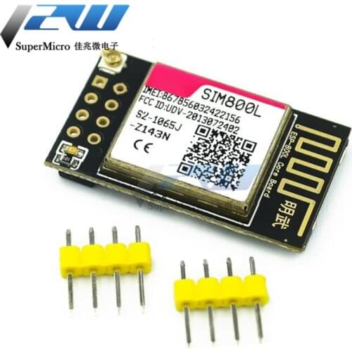 SIM800L ESP-800L Core Boare Pin compatible ESP8266 5v TTL UART power supply