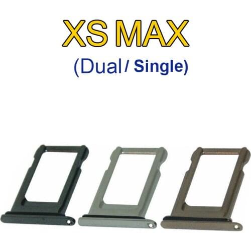 Dual SIM Card Slot Replacement Tray For Apple iPhone XR XSMAX Tray Holder With Waterproof Seal & Free Sim card Pin