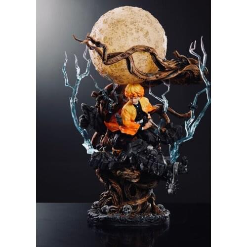 Presale Demon Slayer Blade Double-Headed Carving Light Up Big Fish Six Consecutive Killing My Wife Shan Yi GK Limited Hand-Made