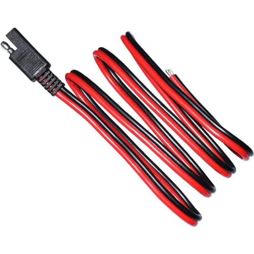 SAE Extension Cable Quick Connect Disconnect SAE Cable Wire Harness 14AWG 100CM for Automotive RV Motorcycle Solar Panel