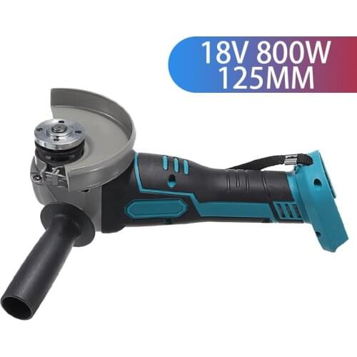 18V 800W 100mm/125mm Brushless Cordless Impact Angle Grinder DIY Power Tool Cutting Machine Polisher Without For Makita Battery