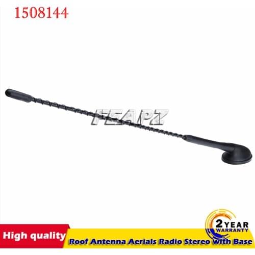 16" Car Roof Antenna Aerials Radio Stereo with Base For Ford/Mondeo/Focus/C-MAX/Fiesta/Kuga/Transit 1508144 1087087