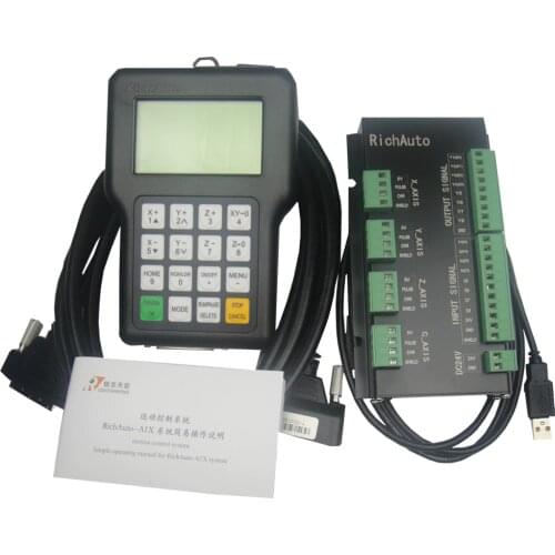 3 axis cnc machine motion DSP controller A11 100% original richauto brand for CNC machine offline cnc controller
