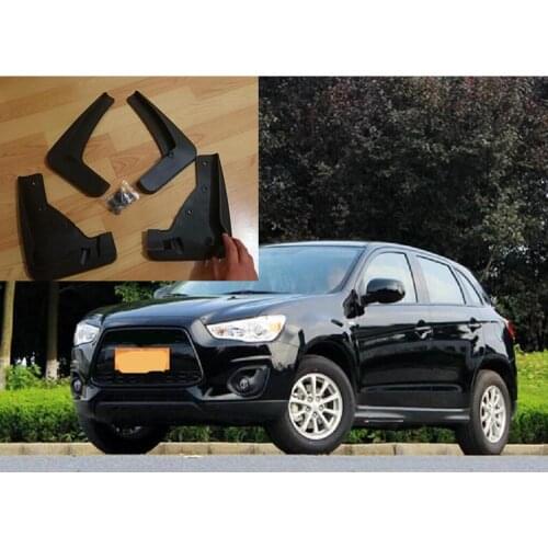 4Pcs Car Front Rear Splash Guards Mud Flaps Mudguards Fender Flares for Mitsubishi ASX 2010 2011 2012 2013 2014 2015