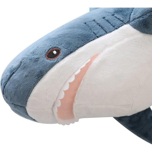 70cm Funny Soft Bite Shark Plush Toy Shark Pillow Appease Cushion Gift for Children Kawaii Plush Shark Stuffed Animal