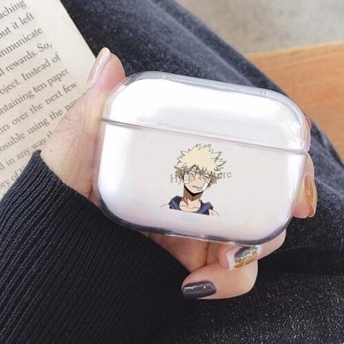 Katsuki Bakugo My Hero Academia TPU Cover Case For AirPods Pro Case Bluetooth Case For Airpod 3 Earphone Accessories Skin
