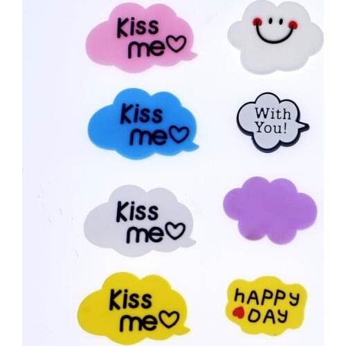 Kids Gifts Hearts Cute Cats X'mas Colorful Clouds Mini Bears Star Sun Moon Bracelet/Shoe Charm