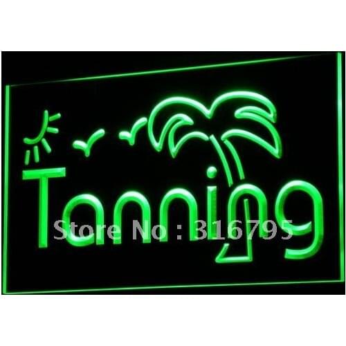 I359 Tanning Tan Sun Bathing Shop NEW LED Neon Light Light Signs On/Off Switch 20+ Colors 5 Sizes