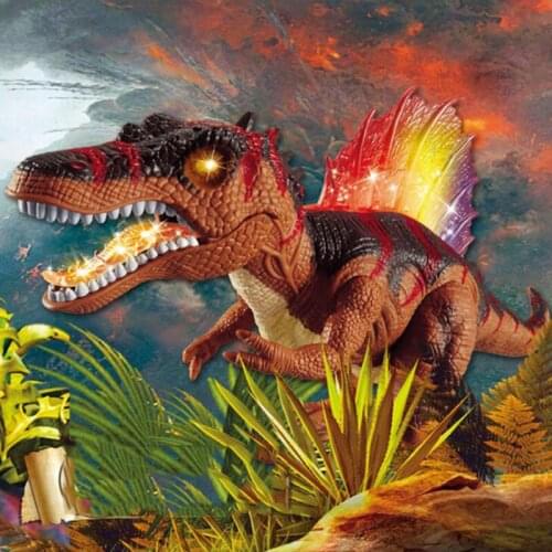 Remote Control Dinosaur Toy Childrens Electric Animals Will Go Big Mouth Tyrannosaurus Rex With Sound Lanterns Dinosaur Toys