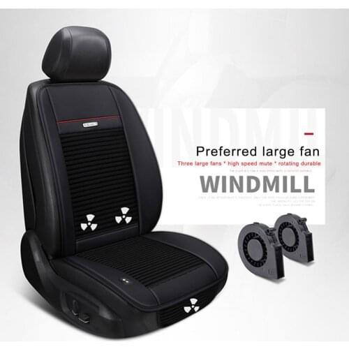 Summer Car Cooling Seat Cushion 12V Breathable Ice Silk Automotive Adjustable Temperature Comfortable Cooling Seat Universal