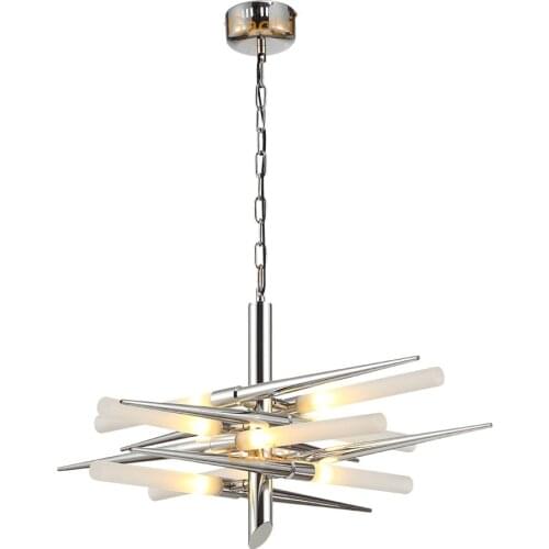 Silver Luxury LED Chandelier Lighting For Dining Living Room Bedroom Villa Hanging Lamp Postmodern Designer Creative Chandeliers