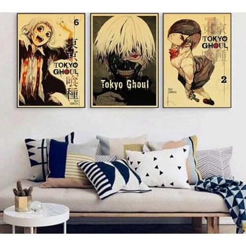 Modular Canvas Printed Pictures Home Decoration Anime Tokyo Ghoul Painting Wall Art Nordic Modern Style Poster For Living Room