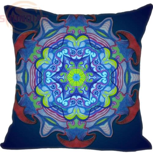 New Watercolor Mandala Pillowcase Wedding Decorative Pillow Case Customize Gift For Pillow Cover 35X35cm,40X40cm(One Sides)