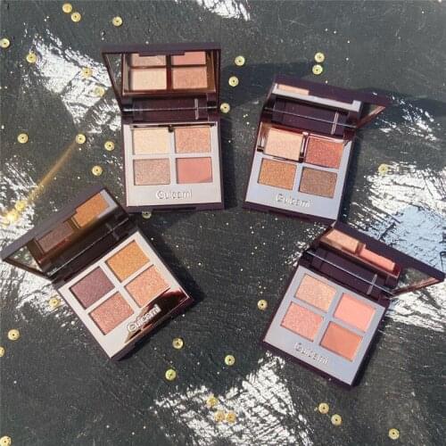 4 Colors New Cute Glitter Eyeshadow Pallete Shimmer Waterproof Diamond Shadows Palette Eye Make Up Eye Shadow