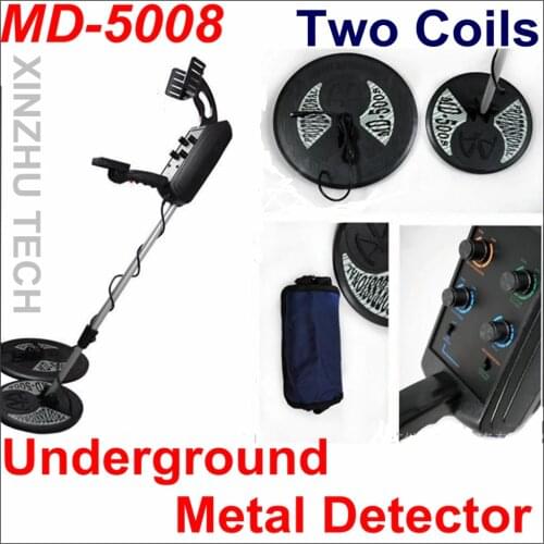 TIANXUN MD-5008 Metal Detector new professional underground gold detector MD-5008 treasure hunter with two coils
