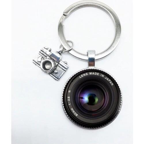 Popular Keychain Camera Pendant with SLR Lens Photographer SLR Enthusiast Keychain Personality Jewelry Gift Between Friends