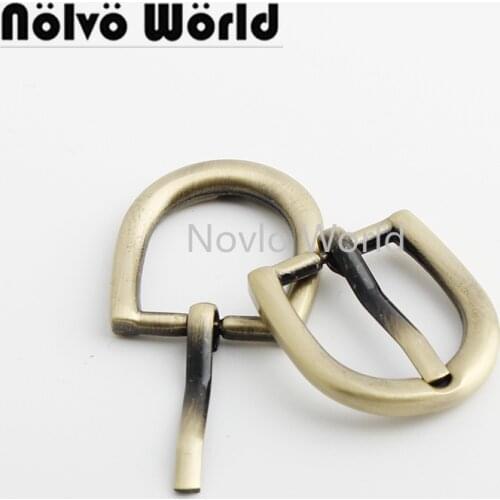 Nolvo World 10-50 pieces 18mm 20mm 5 colors brush antique brass pin buckle safety harness buckles