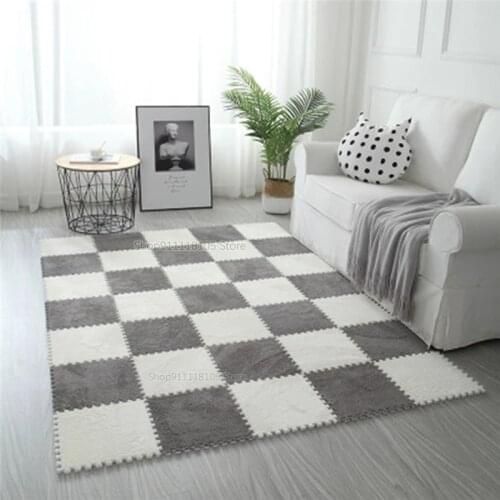 Wool Carpet Bedroom Full Of Cute Bedside Girl Heart Room Wind Net Red Floor Mat Floor Mat Stitching Household
