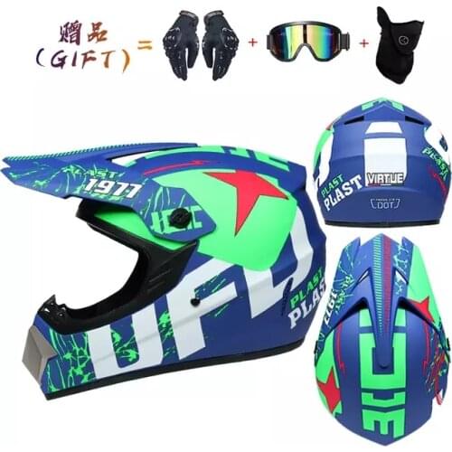 Free Gift Professional Racing Motocross Helmet Off Road Professional ATV Cross Helmet MTB DH Racing Motorcycle Helmet Dirt Bike