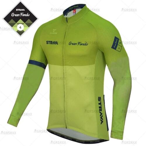 STRAVA New Bicycle Jerseys 2021 Spring Long Sleeve Cycling Shirts Premium Road Bike Clothing MTB Profession Bike Bicycle Clothes