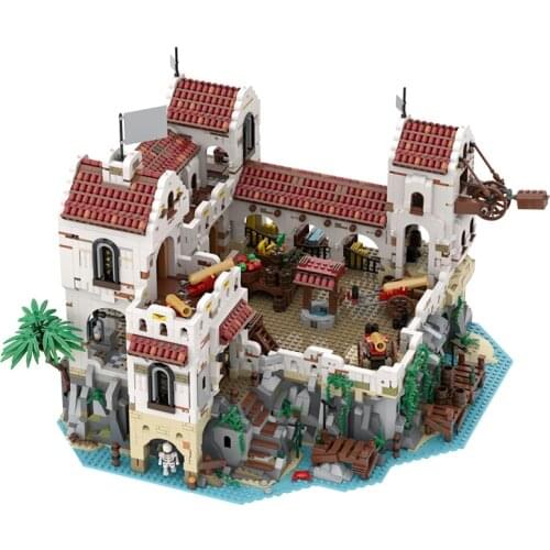 Building Block C4758 Eldorado Fortress Pirates Of Barracuda Bay Pirate Theme Series Ideas Model For Toys For Children Gifts Boy