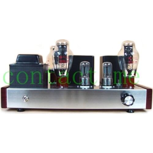 300b direct heating triode fever power amplifier, stereo dual channel, output power: 7W, frequency response: 25Hz～32kHz